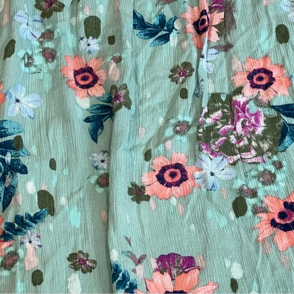 Mudd Floral Dress Lace Trim Sleeveless Casual Summer Dress Girls Size 7/8‎